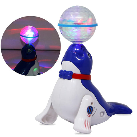 Dancing Sea Lion Musical Toy with Flashing Lights | YJ388-29