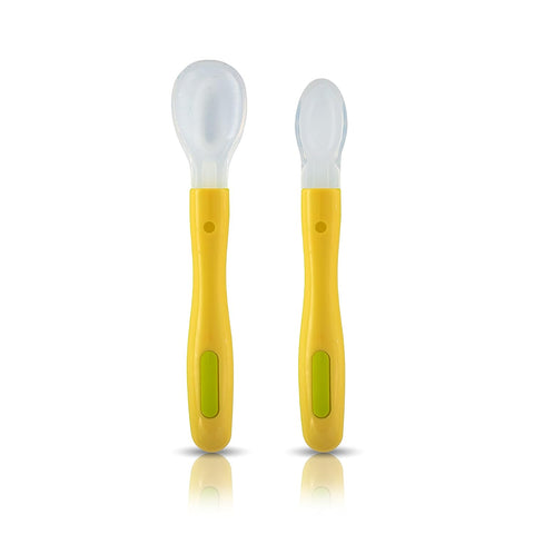 Baby Silicone Spoon Set, BPA Free | Color May Very | 18930