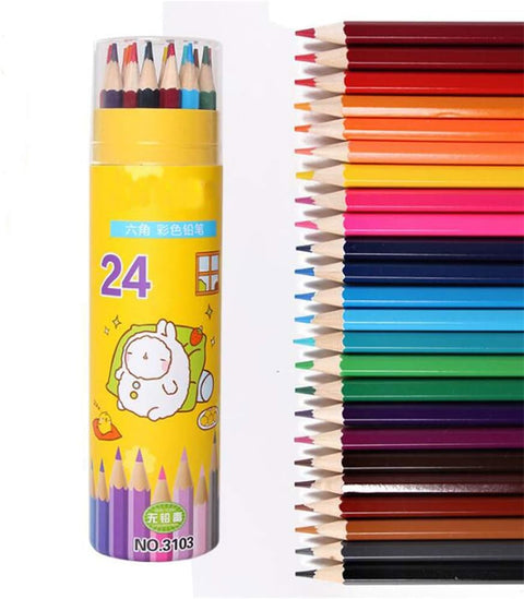 Colored Pencils Set 24 Color Crayon Set | GBT-4060