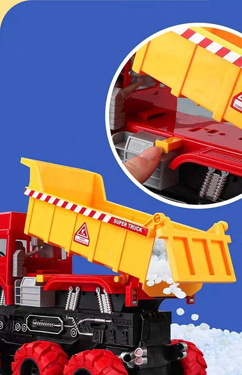 Truck with Friction Powered Wheel Sound and Light Effect | LMI-8030-77A