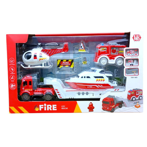 LUMO CITY FIREBRIGADE SET | LMI-SB2017