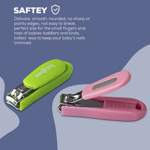 Baby Nail Clipper, Safety Nail Cutter for New Born Babies Infant Toddler, Manicure Pedicure Care | Baby Nail Cutter Clipper Care | BYIE303