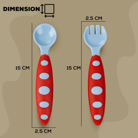 Ultra Soft Baby Spoon Set for Baby Feeding | Non Toxic BPA Free Baby Training Feeding Spoon | BYIE159