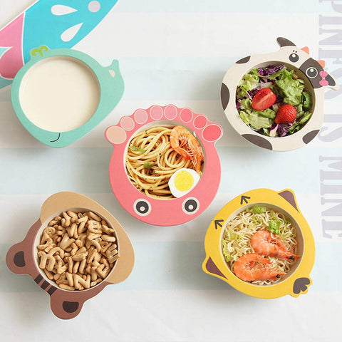 Baby Feeding Bowl – Animal Design Eco Friendly Bamboo Fiber Bowl | GBR-011I