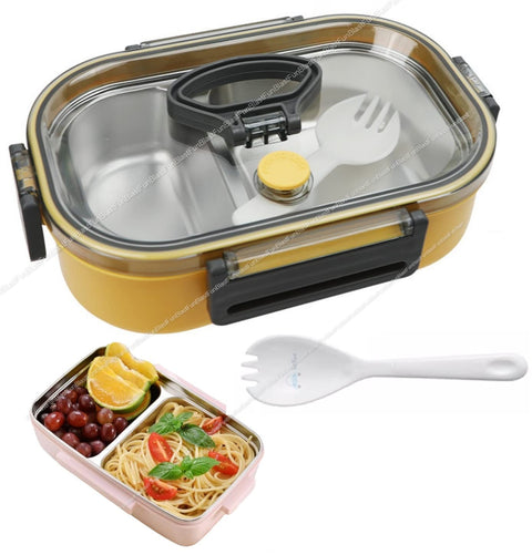 Lunch Box for School Kids – Cute Lunch Box with Spoon, Compartment Lunch Box | GBR-348