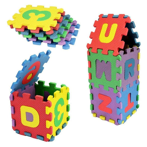 Small Puzzle |Alphabet Puzzle|Number Puzzle Mat | LOMAT3*3