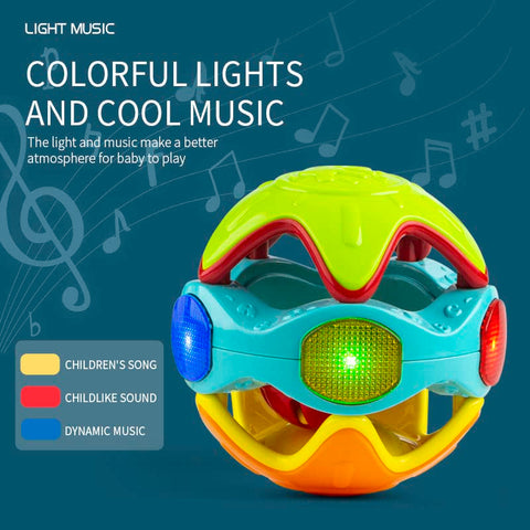 Plastic Baby Toys Musical Color Ball Hand Rattle  | LO808-1