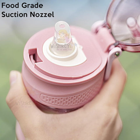 Plastic Transperant Sipper Water Bottle |  690 ml (Pack of 1, Multicolor) | GBT-406