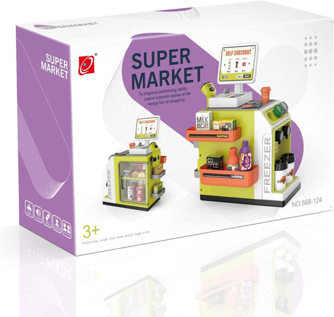 Cash Register For Super Market Set | 1072