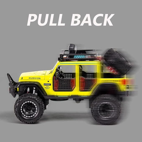 Die Cast Jeep Wrangler Rubicon Model Toy Car | 2412B