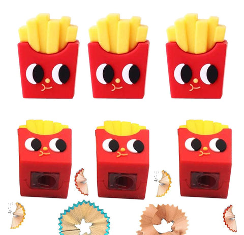 Fancy Pencil Sharpener ( Fries ) |   KK-7706