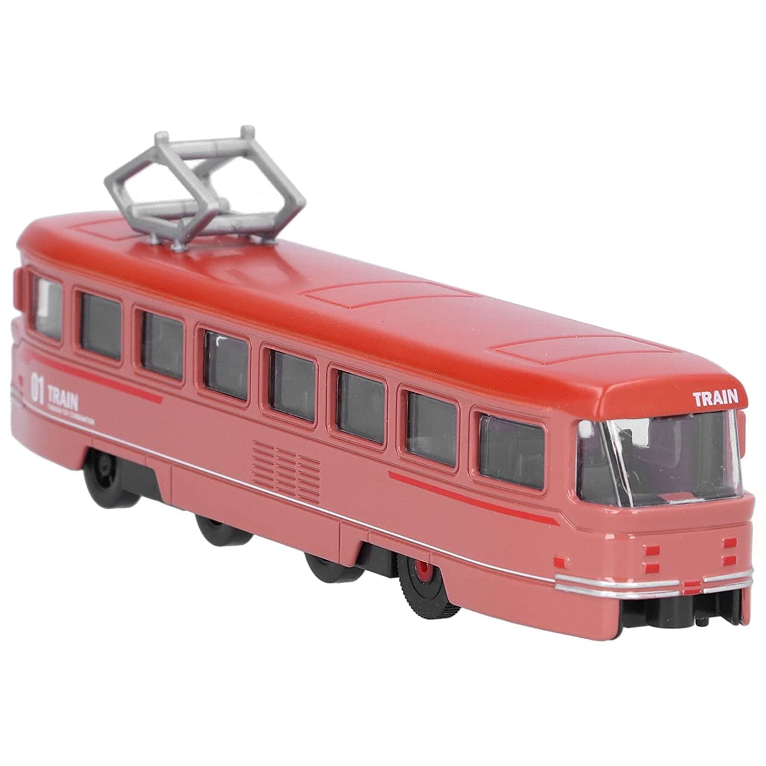 Tram Openable Window Retro Model Tram, Music & Lighting with Openable Doors | YD635– KidsROAR
