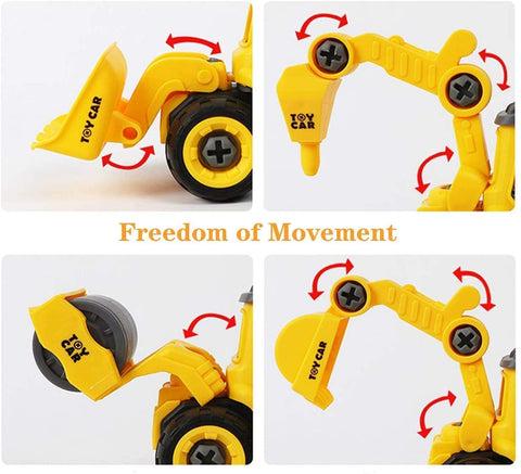 Toy Truck Set Movement  (Set of 4pc) | MD5508B