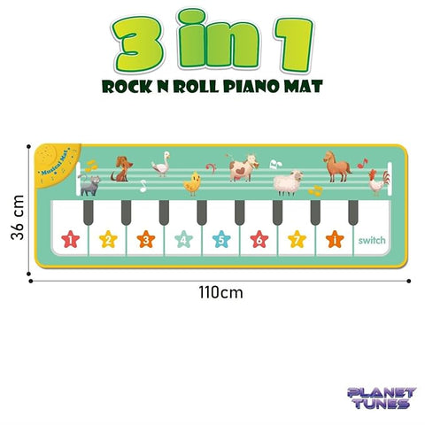 3 in 1 Rock n Roll Piano Mat | RRPM121