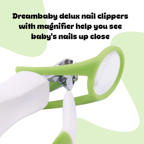 Baby Nail Clipper with Magnifier Zoom Lens, Safety Nail Cutter for New Born Babies Infant Toddler, Manicure Pedicure Care | BYIE116