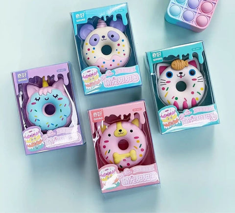 Big Sized Cartoon Themed Non-Toxic Donut Eraser | GBT-QH8421