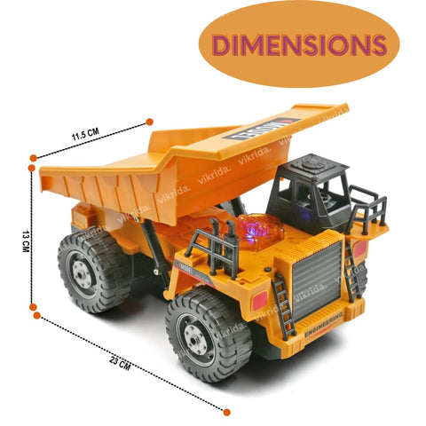 Remote Control Dump Truck Toy 1:18 Scale | 689-806RC