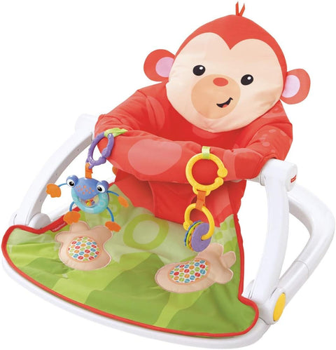 Sit-Me-Up Floor Seat - Monkey, portable infant chair with toys | FLORE SEAT WITH TRAY | 88941/943