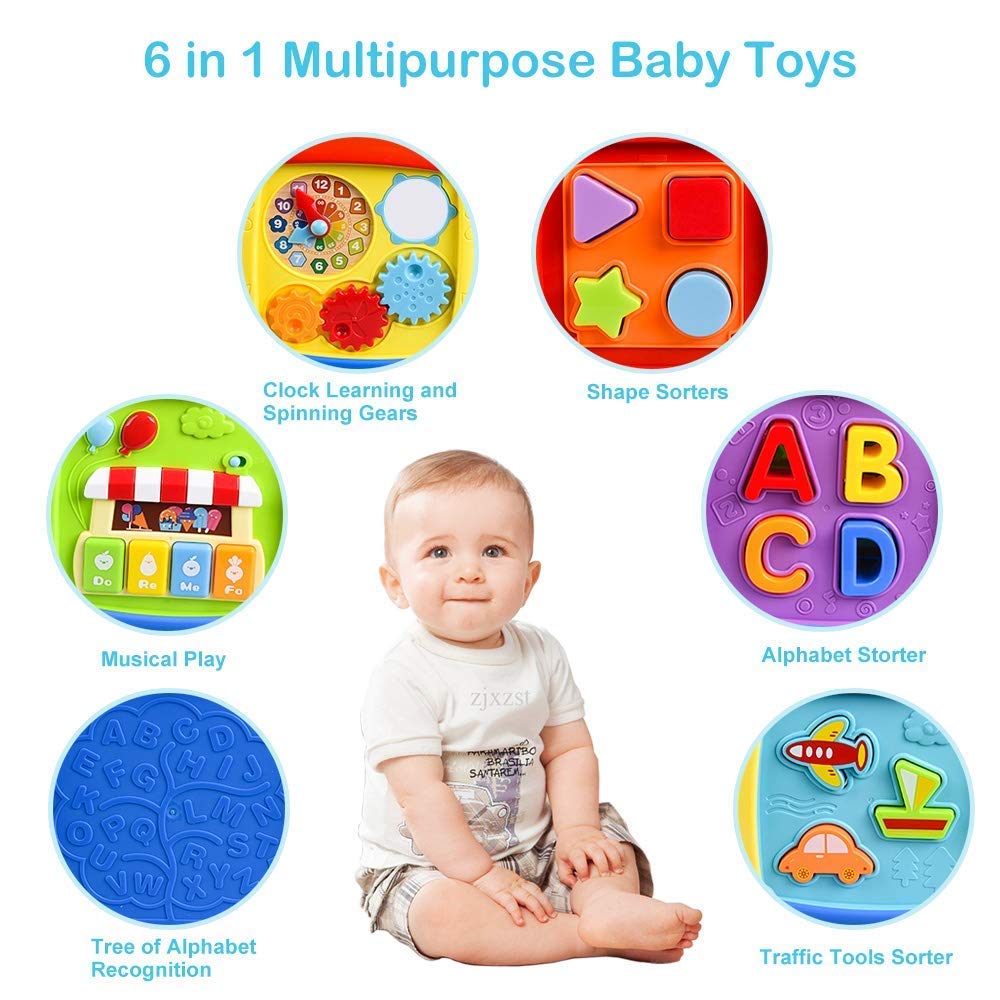 6 in 1 Fancy Cube Multipurpose Activity Play Center | NEHE0520– KidsROAR