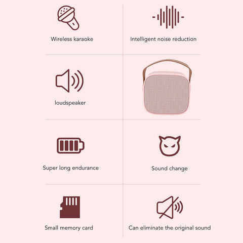 Portable Speaker Machine, Mini Karaoke | K8-9