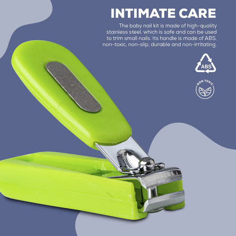 Baby Nail Clipper, Safety Nail Cutter for New Born Babies Infant Toddler, Manicure Pedicure Care | Baby Nail Cutter Clipper Care | BYIE303