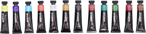 12 Colors Acrylic Tube Quality | GBT-1417