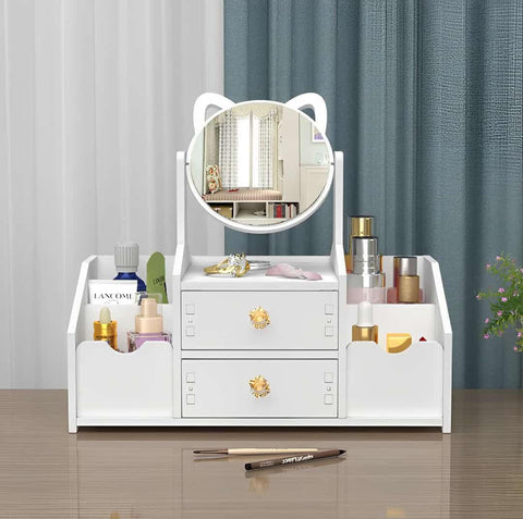 Wooden Organizer With Mirror | DS-3344NN