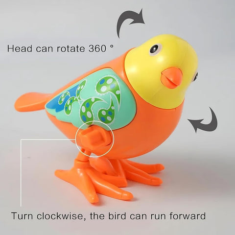 Key Operated Clockwork Happy Bird Toy(Colour May Vary)(Pack of 1) | A780-23