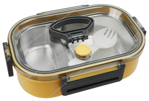 Lunch Box for School Kids – Cute Lunch Box with Spoon, Compartment Lunch Box | GBR-348