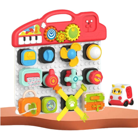 Children Educational Learning Music Montessori Toys Baby Busy Board | HE8081