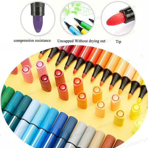 Washable Watercolor Pens Set  (24 watercolor pen set) | HMC-6388-24