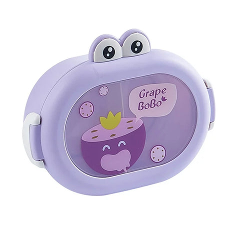 Lunch Box for Kids, 3-In-1 Small Lunch Box with Spoon & Fork & Removable Partition, Leakproof Food Container  | GBT-3329