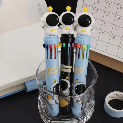 Roaming Interstellar Ten-color Handbook Pen Ballpoint Pen | KK-7961AT ( Pack Of 1 )