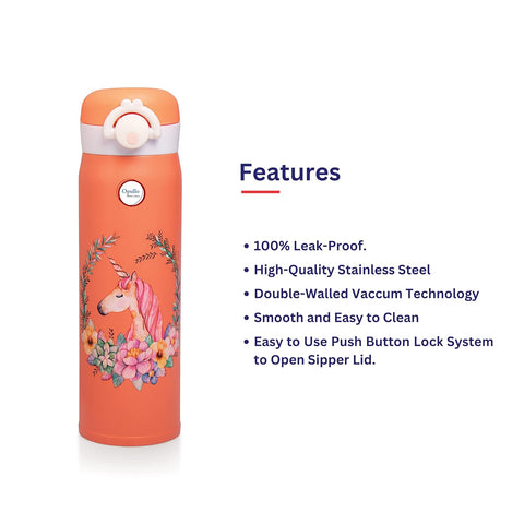 Stainless Steel Hot and Cold Water Bottle | GBT-1062 | COLOR AND PRINTS MAY VERY