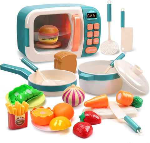 Microwave Toys Play Kitchen Set  | 1018-74KPS