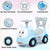 Ride Kids Push Car Rabbit Toy Car Backrest and Under Seat Storage Utility Box with Music Horn for Baby (Age 1 to 3 Years )