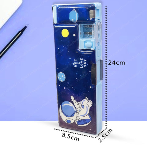 35287AT Astronaut Theme Pencil Box for Kids