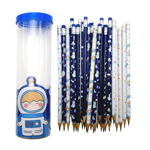 30 Pieces Space Themed Pencils Fun Astronaut | PS-KBX-5846-AT