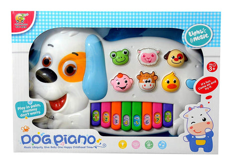 Dog Musical Piano with 3 Modes Animal Sounds, Flashing Lights & Wonderful Music | NE6618