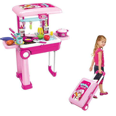LITTLE CHEF KITCHEN SET TROLLY | AT175