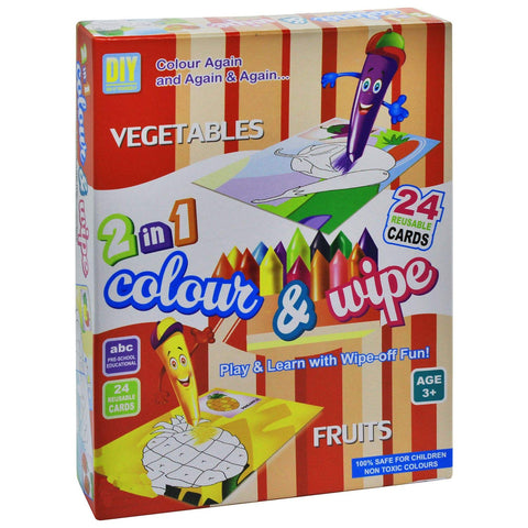 2 IN 1 COLOUR N WIPE FRUIT & VEGETABLES | EK-248