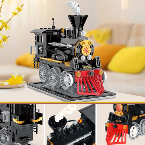 COGO City Steam Train Construction Toy 4214