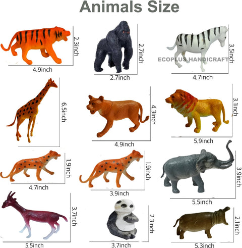 Animal 12Pcs | MD 605-12