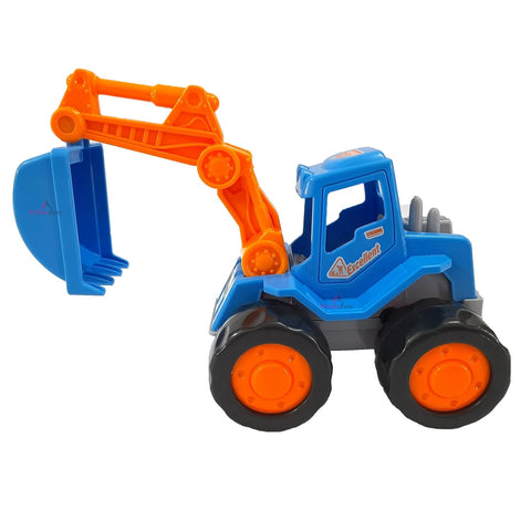 Unbreakable Funny Cartoon Pull Back Friction Power diecast Toy Vehicle  ( JCB ) NEMD5333
