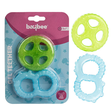 Natural Silicon Teether for Babies, Non-Toxic Food Grade, BPA-Free Silicon Teether for Infants, Freeze Safe Easy Teething & Chewing Play Toys for Baby | BYIE160