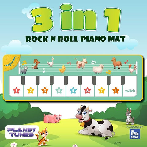 3 in 1 Rock n Roll Piano Mat | RRPM121
