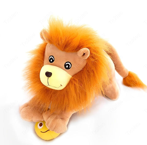 Sleeping Jungle Lion Leo Soft Stuffed Plush Animal Toy | NXS1309-30LN