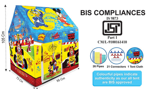 mickey playhouse tent for kids | NELMICLTH-004