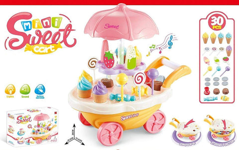 Luxury Sweet Shopping Battery Operated Ice Cream Trolley  | LODHT-RP10163