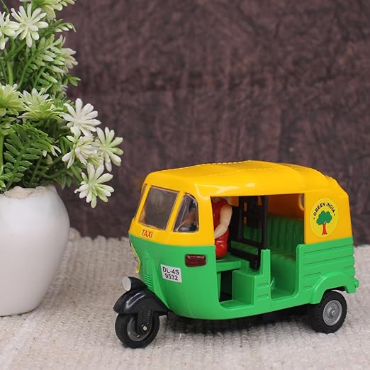 Toy Rickshaw Friction Auto Rickshaw Toy | LM-240– KidsROAR